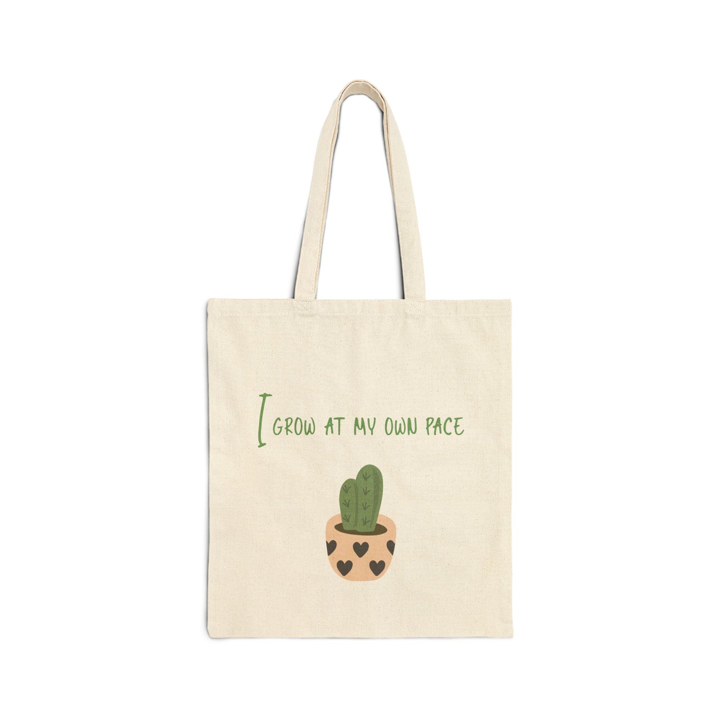 I Grow At My Own Pace Tote Bag