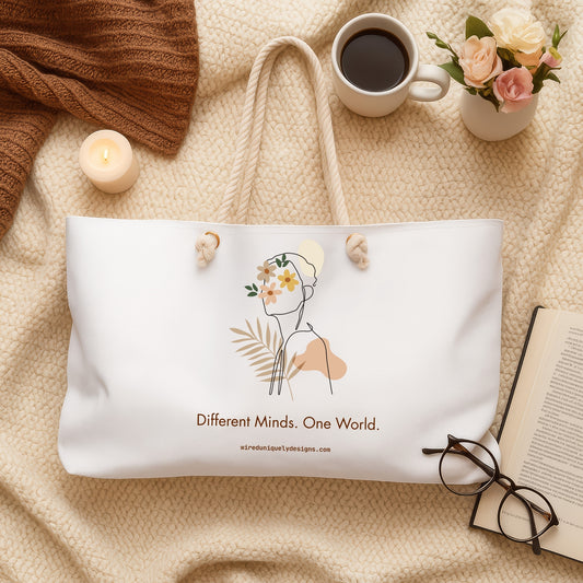 Different Minds. One World. Tote Bag