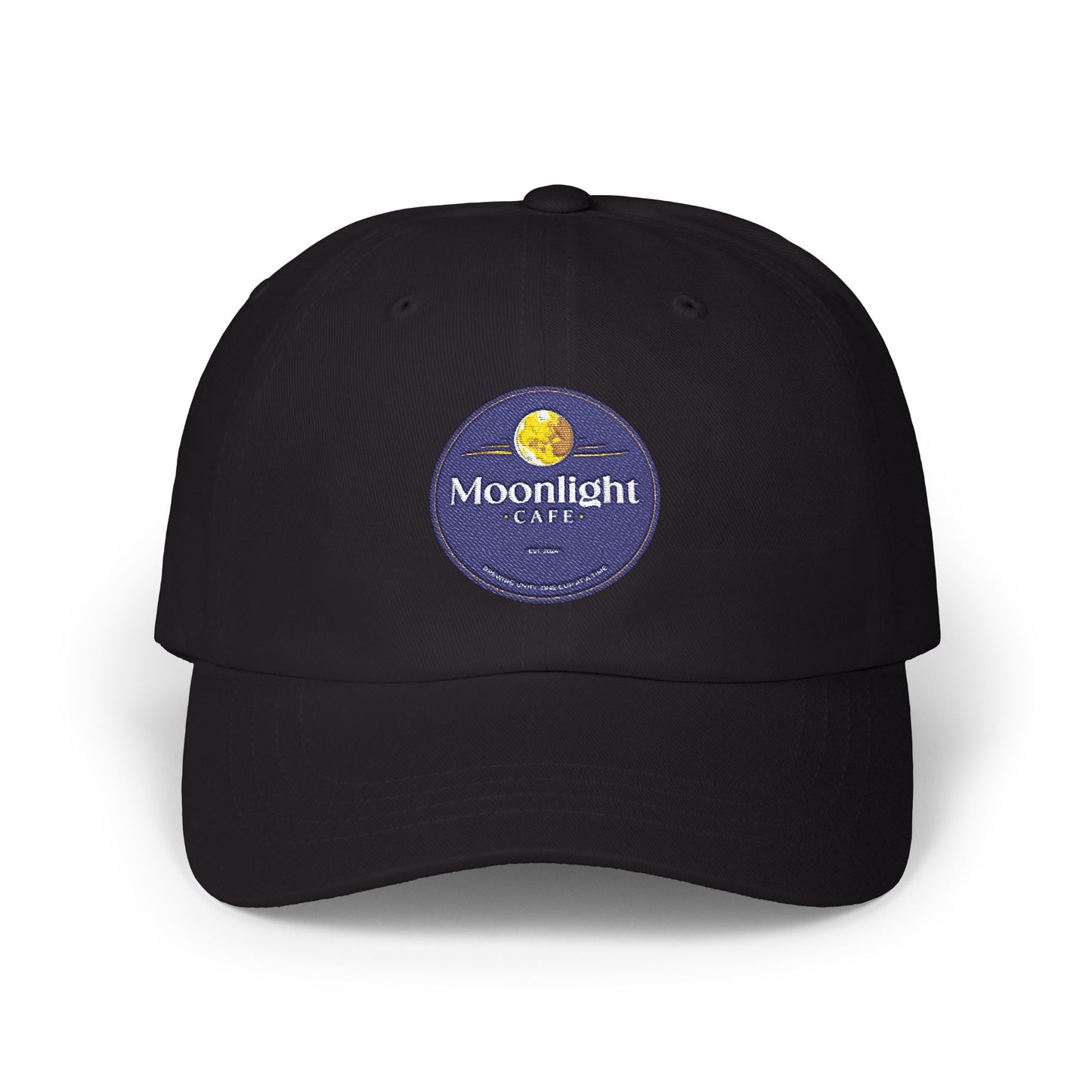Moonlight Cafe Embroidered Cap