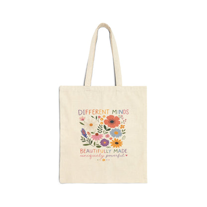 Different Minds Beautifully Made Tote Bag