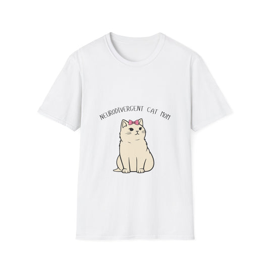 Neurodivergent Cat Mom T-Shirt
