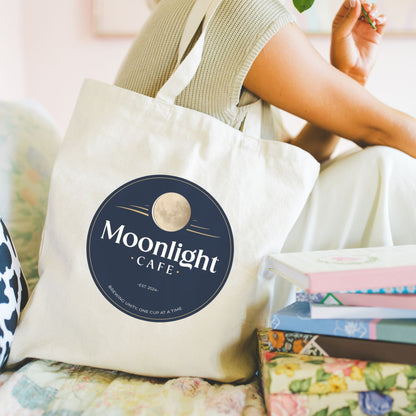 Moonlight Cafe Tote Bag