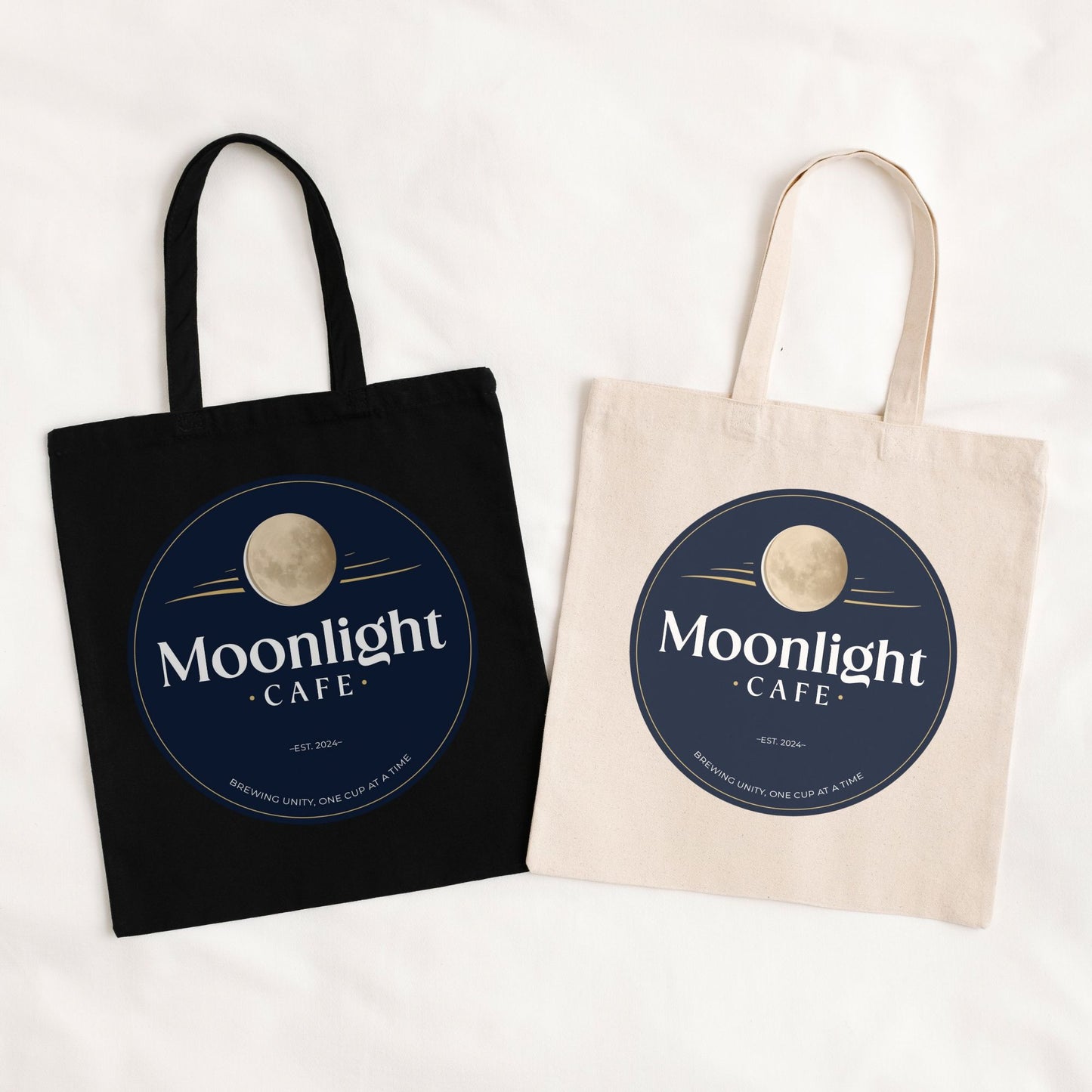 Moonlight Cafe Tote Bag