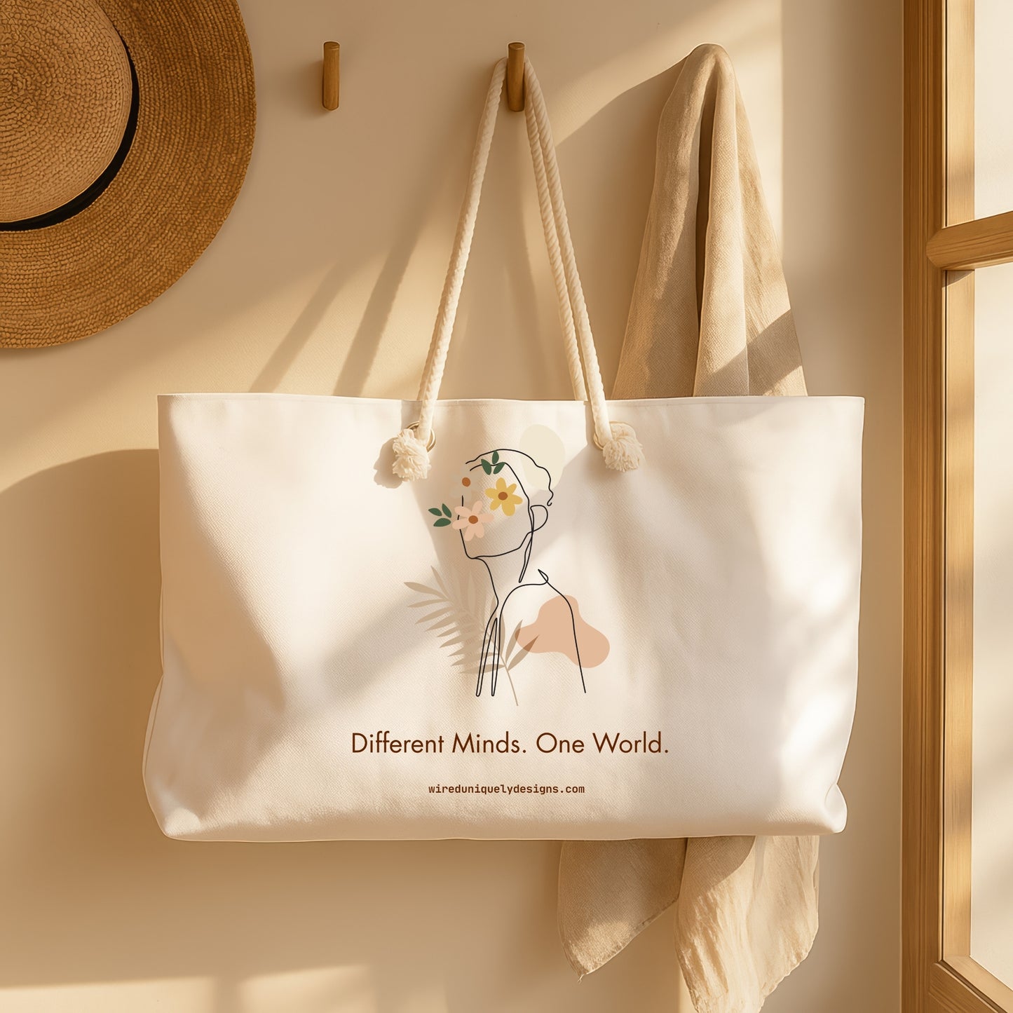 Different Minds. One World. Tote Bag