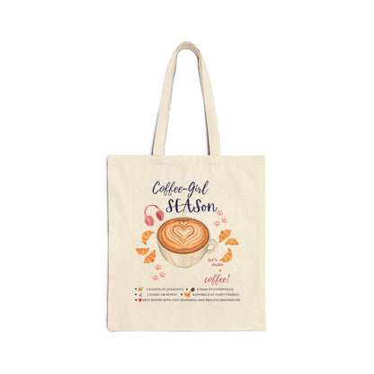 Coffee-Girl Season Tote Bag