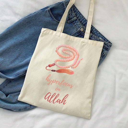 Hyperfocus on Allah Tote Bag